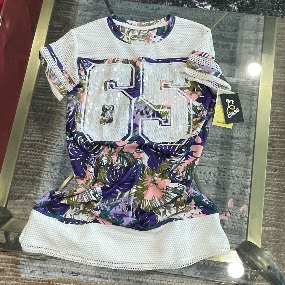 BRAND NEW ART CLASS Purple Jersey Dress